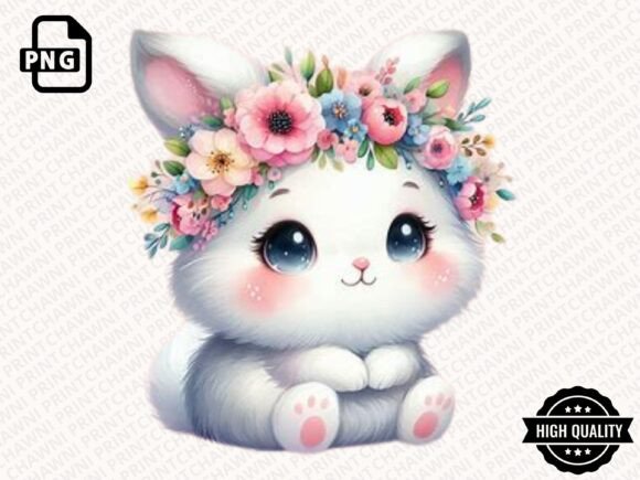 Download Cute Easter Bunny Clipart PNG - Premium Resources