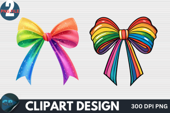 Download Colorful Rainbow Bow Clipart PNG - Rainbow Collection
